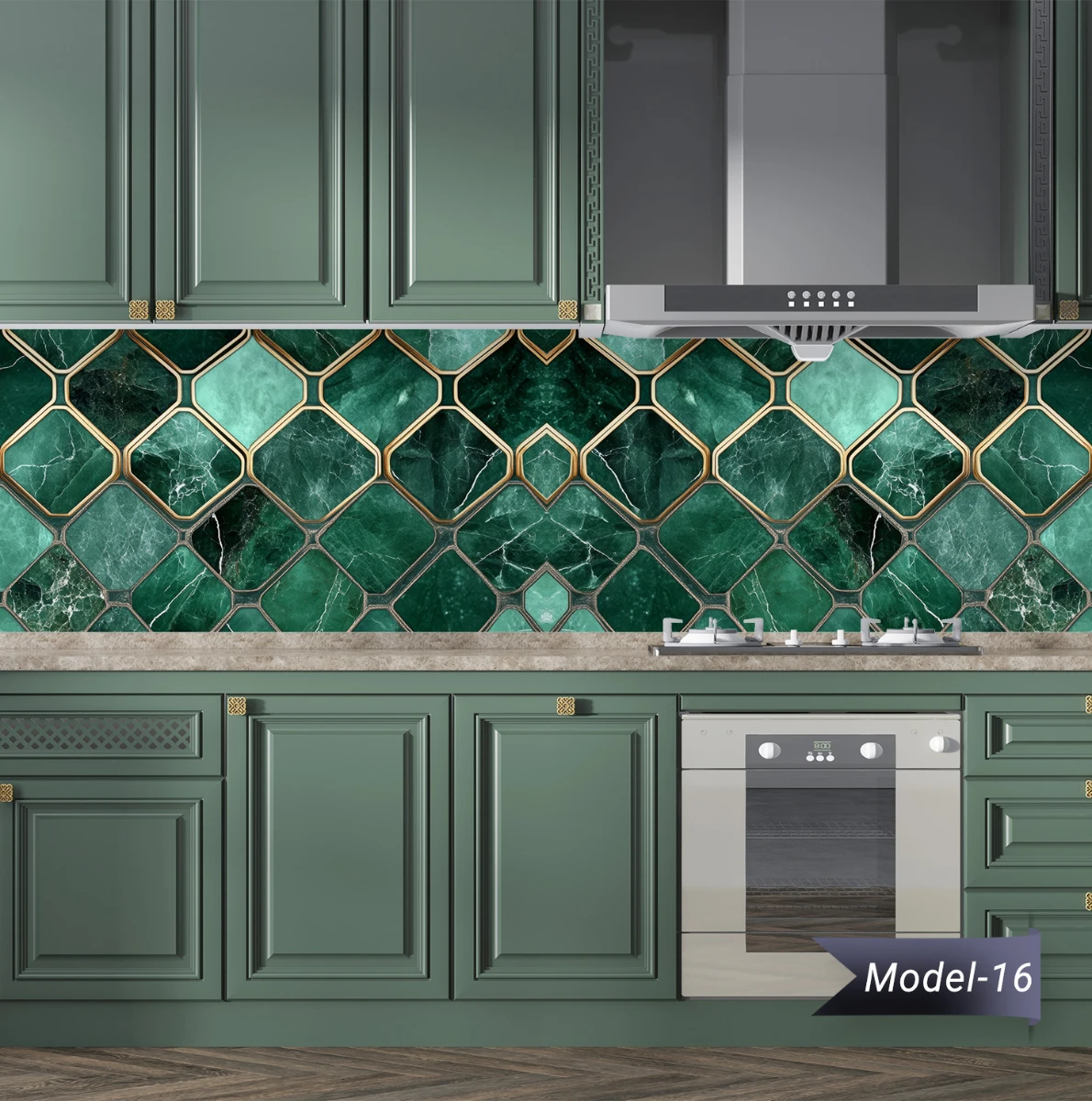 Yapışkanlı Tezgah Arası Kaplama (Model- 16)