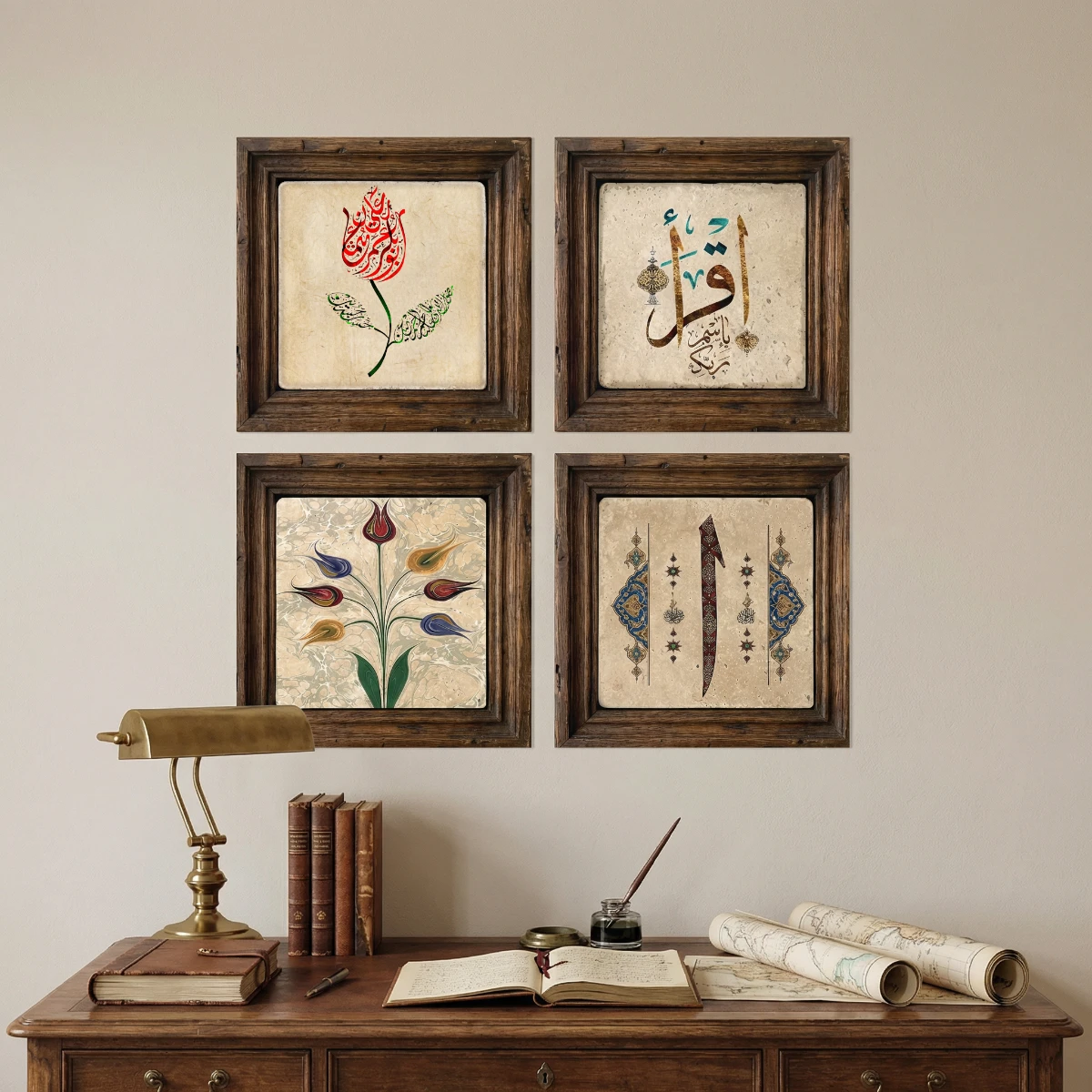 Hat Sanatı Tablo - Poster Dini (Model- 84)