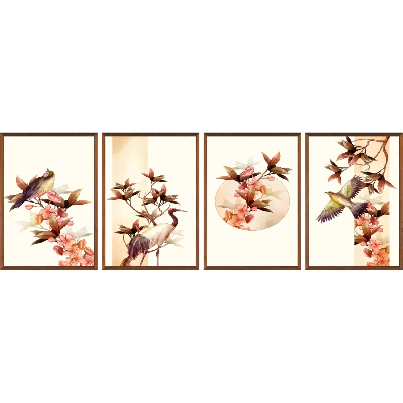 Statik Tutunma Özellikli Tablo - Poster Hayvan (Model- 21)