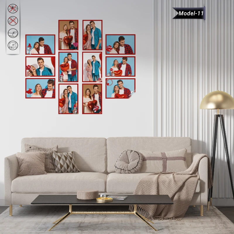 Statik Tutunma Özellikli Sevgililer Günü Tablo - Poster Özel Gün ( Model -11)