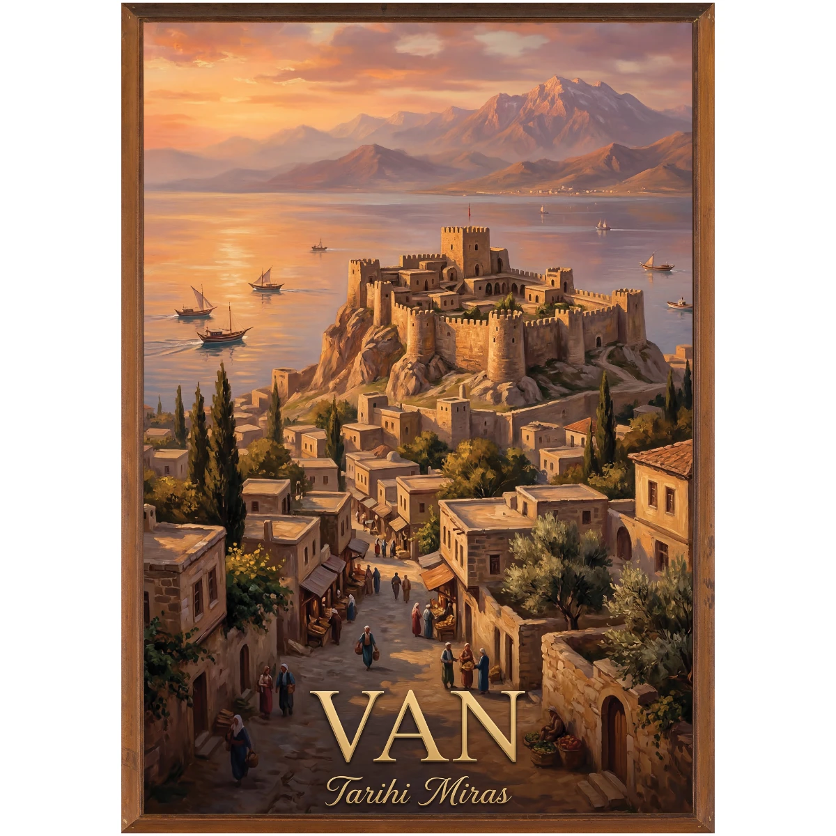 Türkiye İller Tablo - Poster Van (Model-31) 