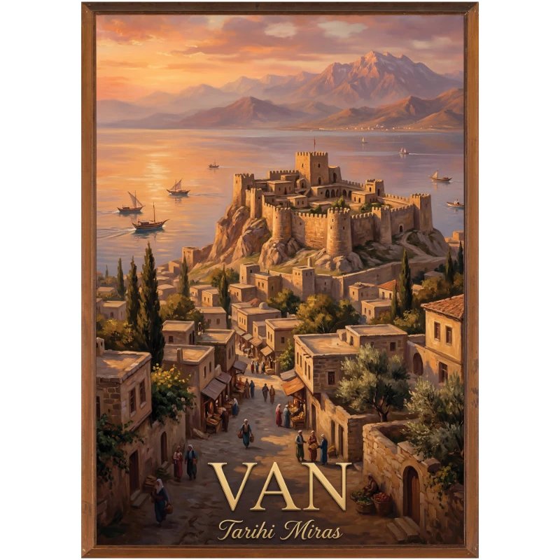 Türkiye İller Tablo - Poster Van (Model-31)