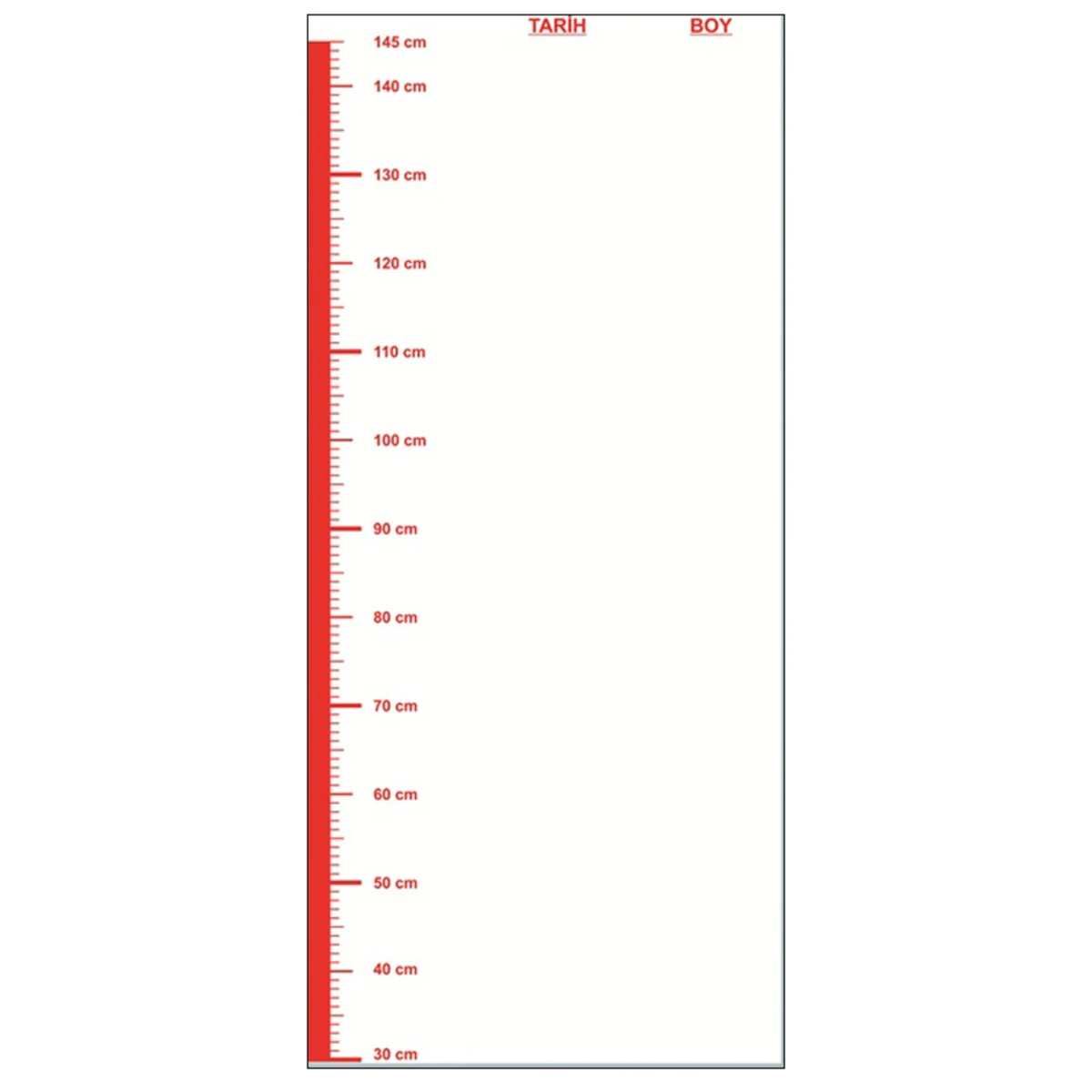 Yayın Kanalına Özel Stok Fazlası Boy Ölçerli Yaz - Sil Tahta  