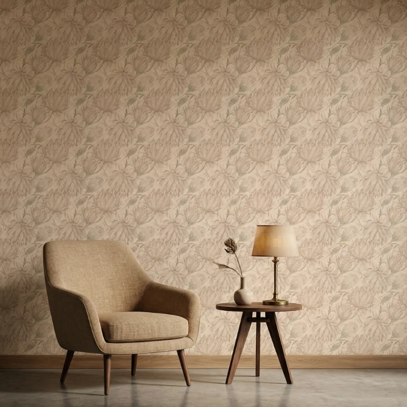 Duvar Kağıdı Çiçek Desen (Model -2057)