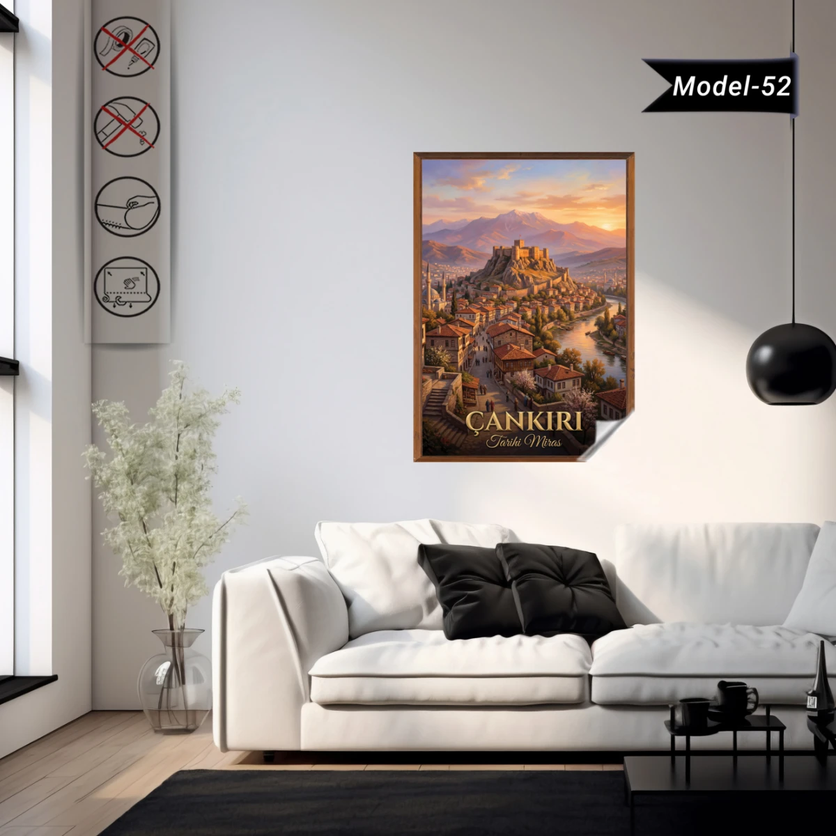 Türkiye İller Tablo - Poster Çankırı (Model-52)