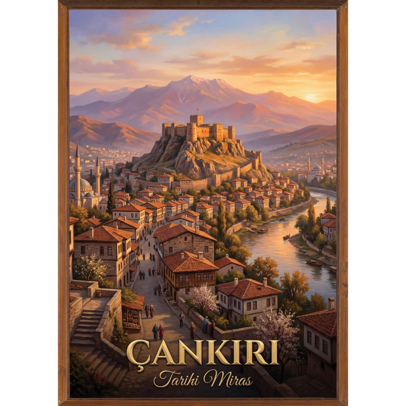 Türkiye İller Tablo - Poster Çankırı (Model-52)