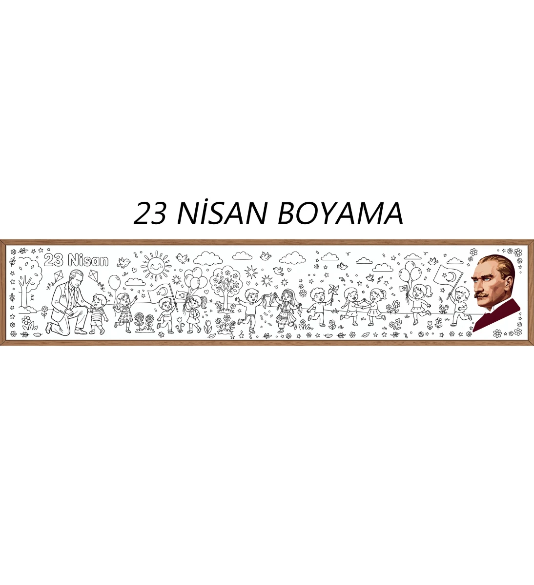 23 Nisan Boyama Kağıdı (Model -1) 