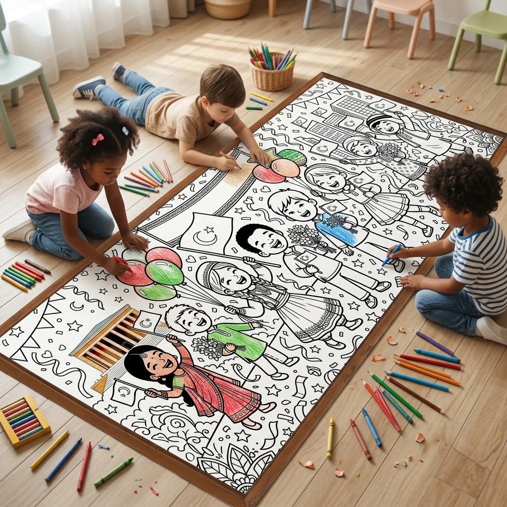 23 Nisan Boyama Kağıdı (Model -2)