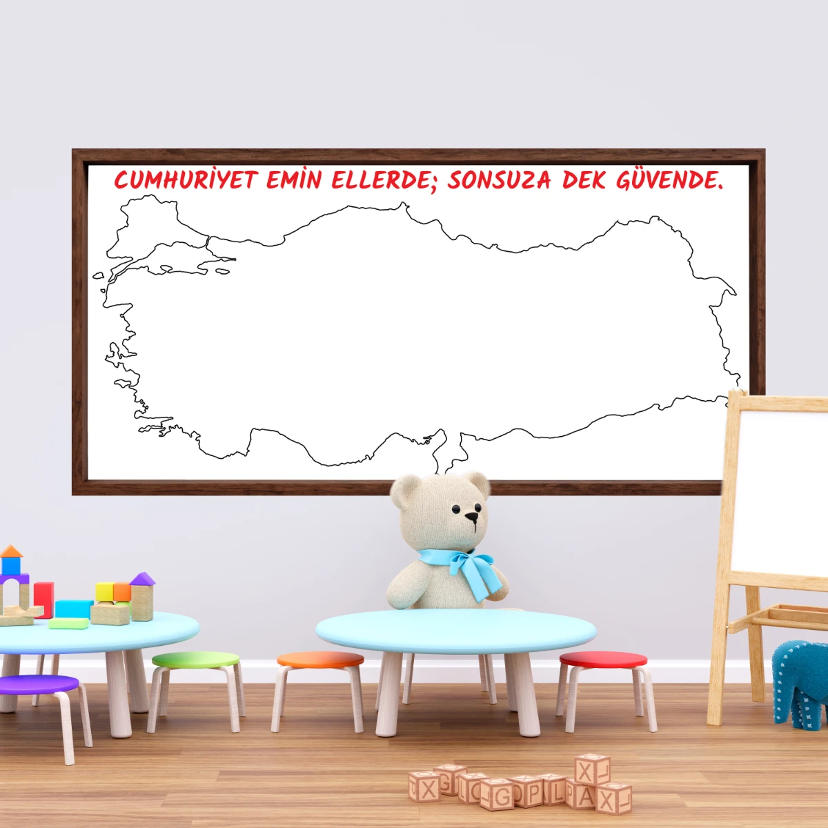 23 Nisan Boyama Kağıdı El Baskısı