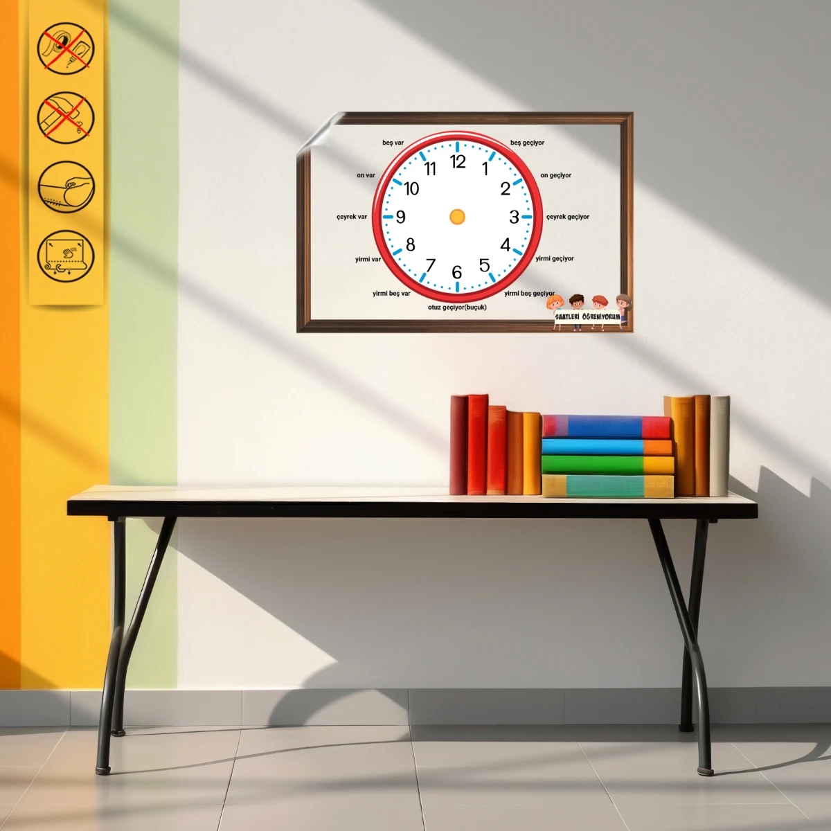 Statik Kağıt Saatleri Öğreniyorum