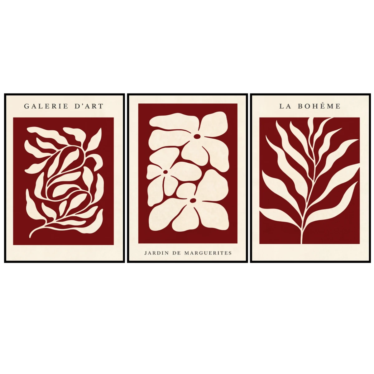 Statik Tutunma Özellikli Tablo - Poster Çiçek (Model- 84) 