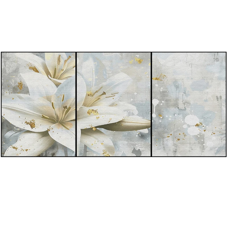 Statik Tutunma Özellikli Tablo - Poster Çiçek (Model- 82)