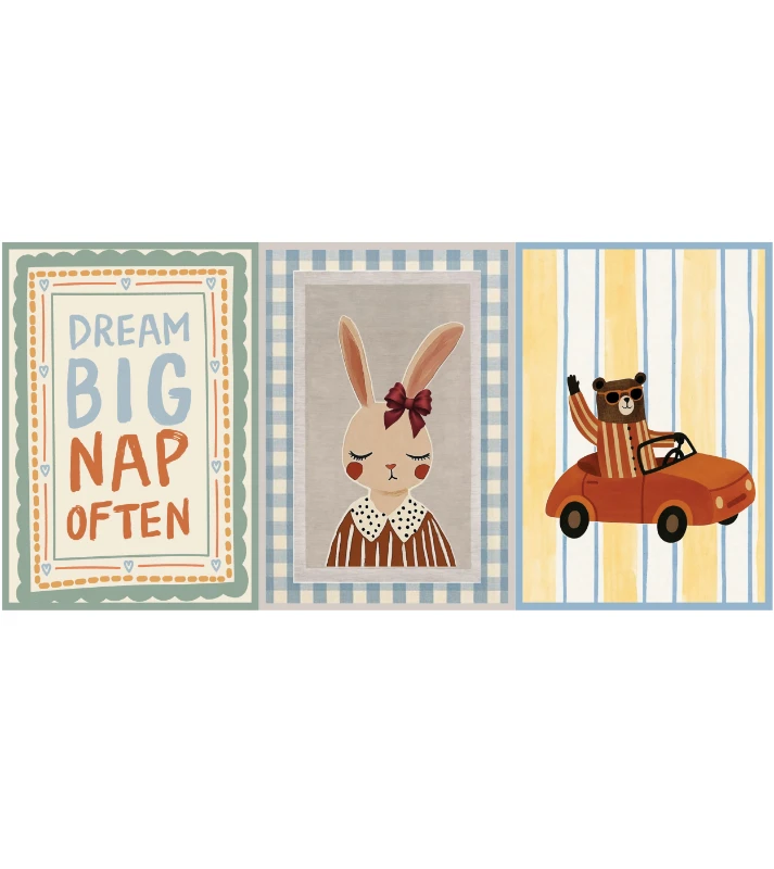 Statik Tutunma Özellikli Tablo - Poster Çocuk Odası (Model- 31)