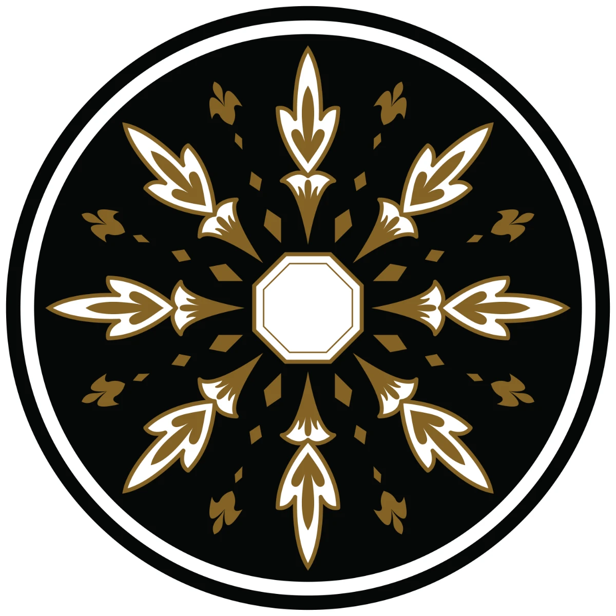 Yapışkanlı Desenli Yuvarlak Masa - Sehpa Kaplama (Model- 4) 