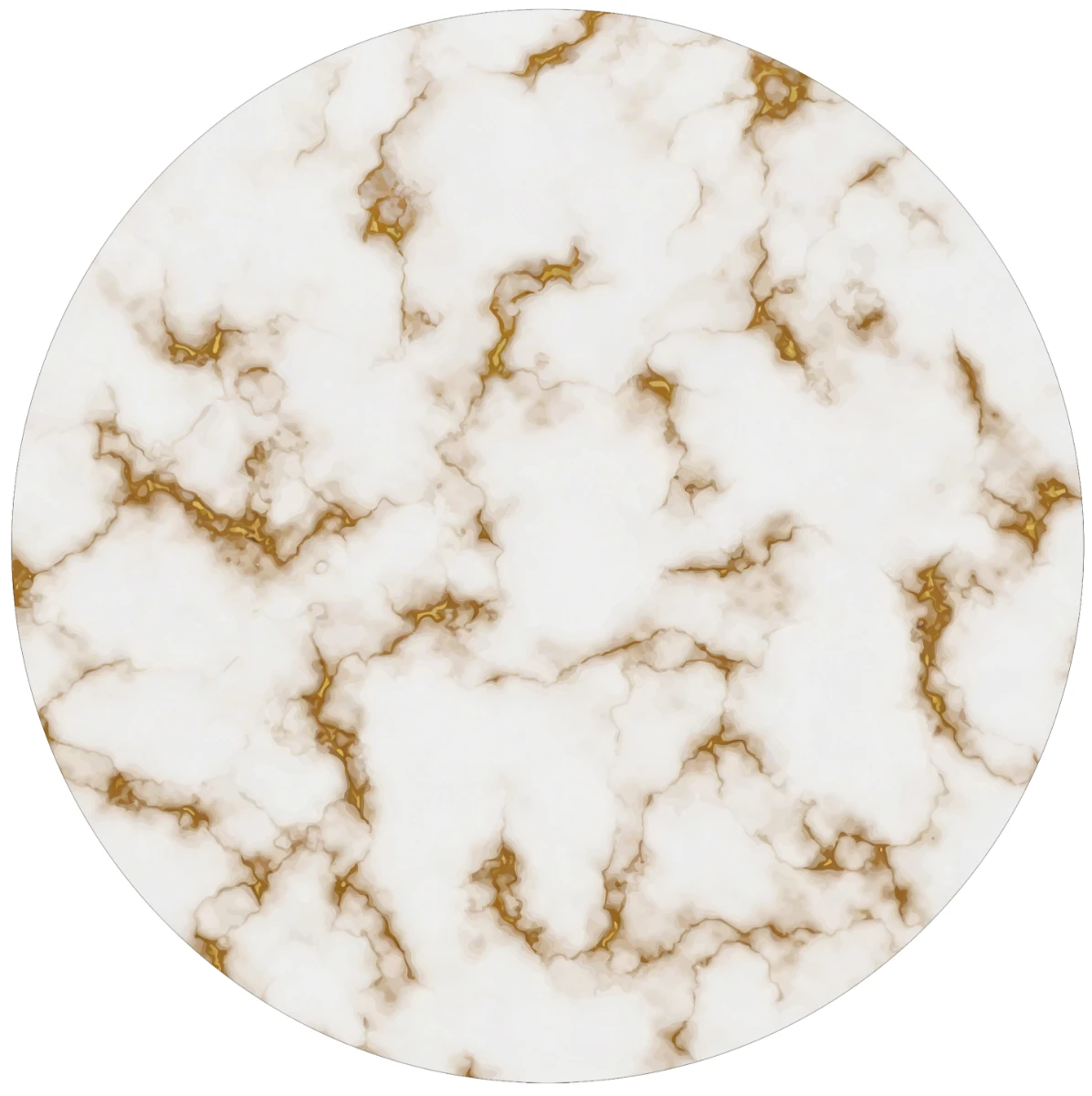 Yapışkanlı Desenli Yuvarlak Masa - Sehpa Kaplama (Model- 5) 