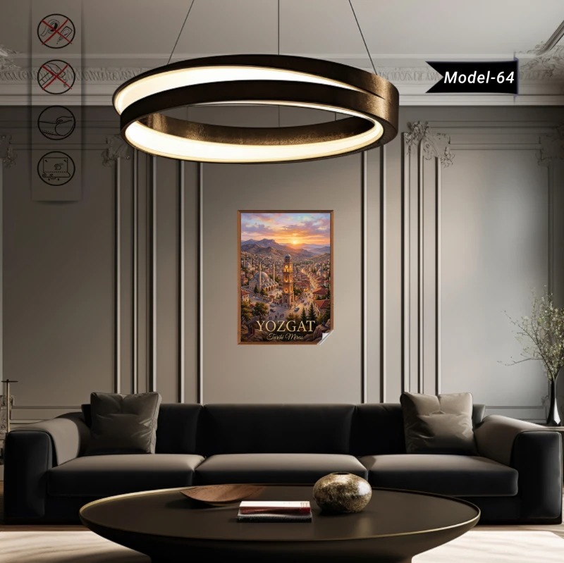 Türkiye İller Tablo - Poster Yozgat (Model-64)