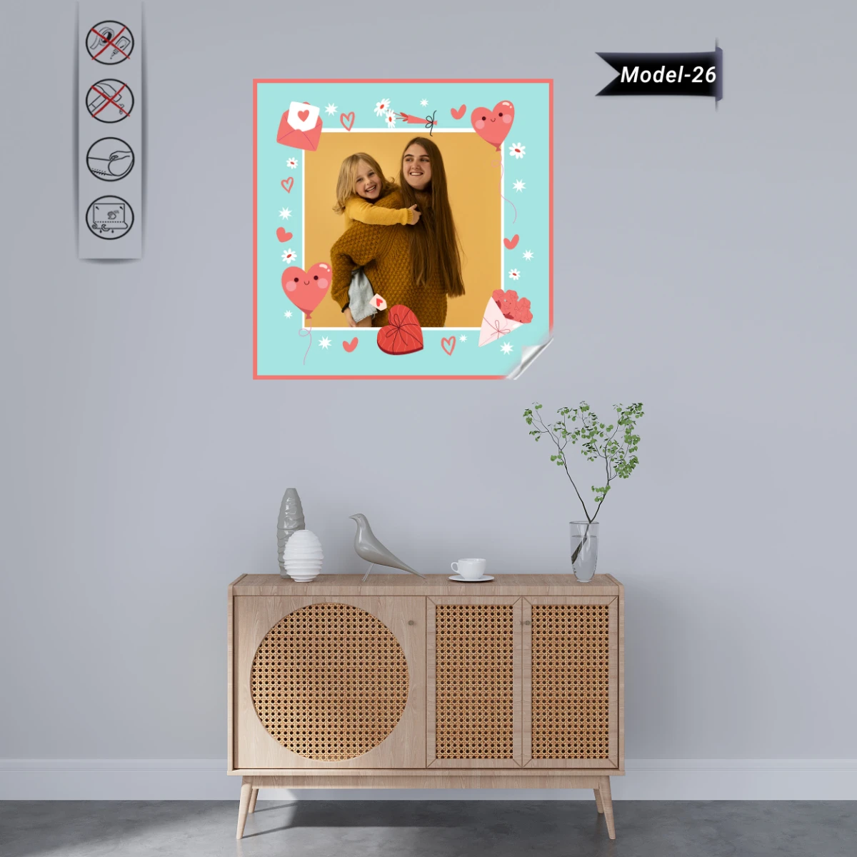 Anneler Gününe Özel Tablo - Poster Özel Gün ( Model -26)