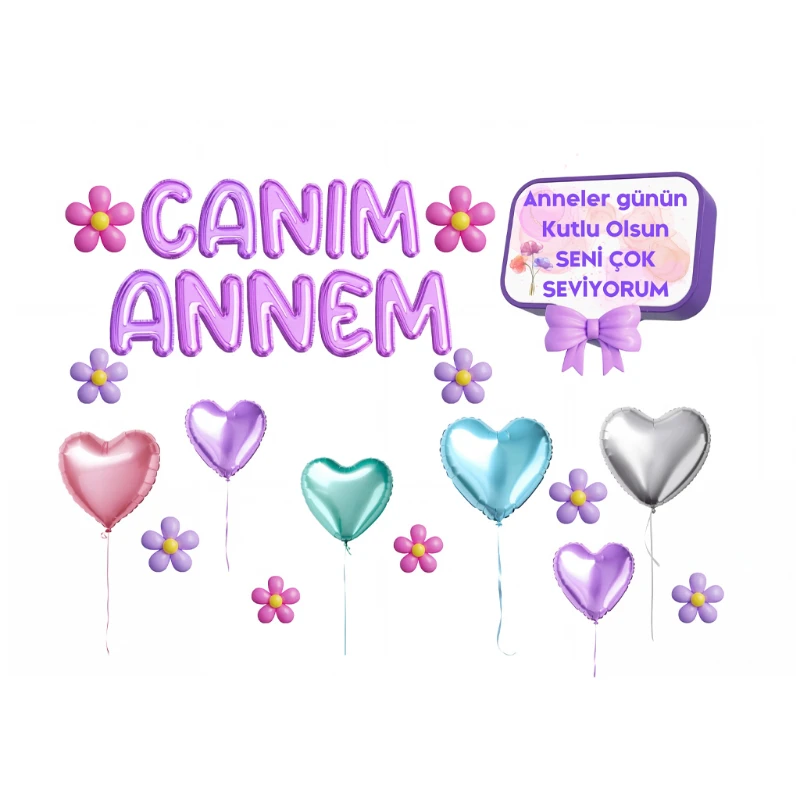 Anneler Gününe Özel Tablo - Poster Özel Gün ( Model -30)