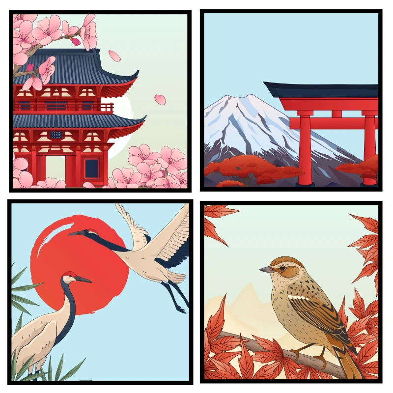 Statik Tutunma Özellikli Tablo - Poster Diğer (Model- 38)