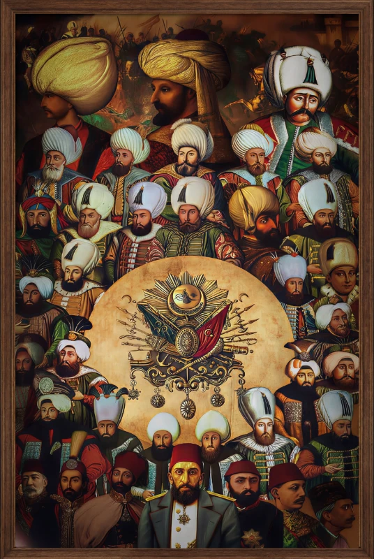 Statik Tutunma Özellikli Osmanlı Padişahları Tablo - Poster 
