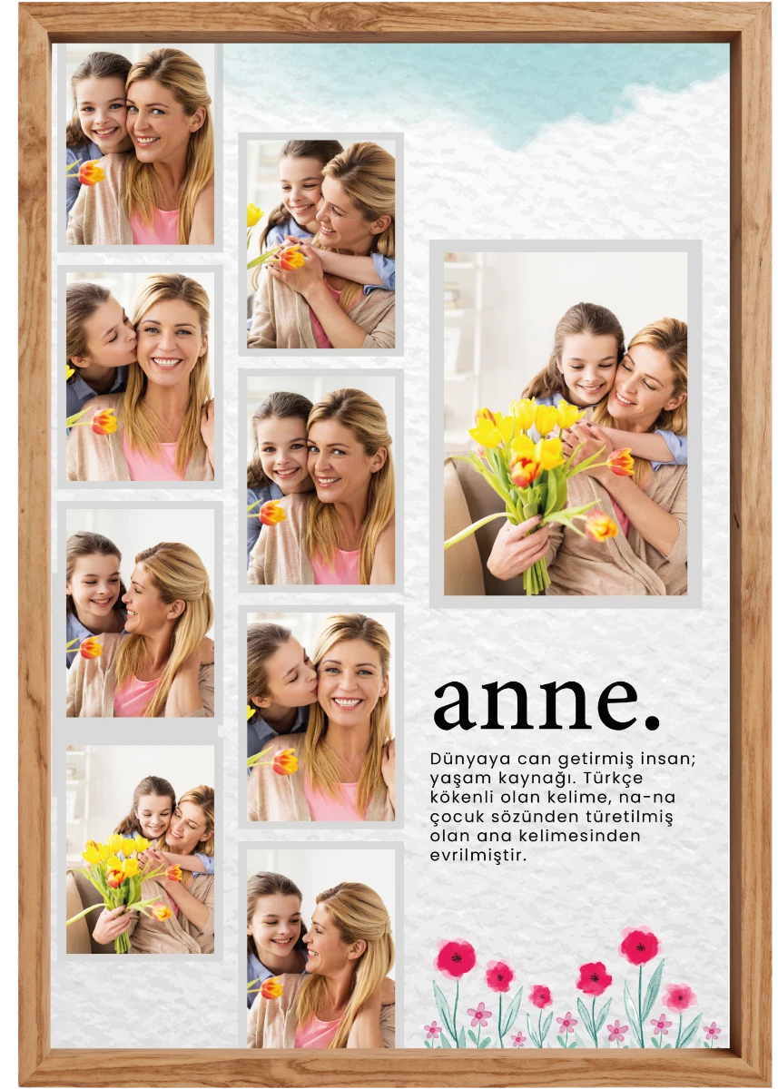 Anneler Gününe Özel Tablo - Poster Özel Gün ( Model -32) 