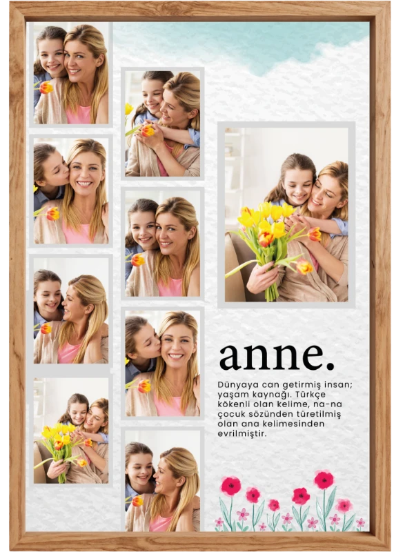 Anneler Gününe Özel Tablo - Poster Özel Gün ( Model -32)