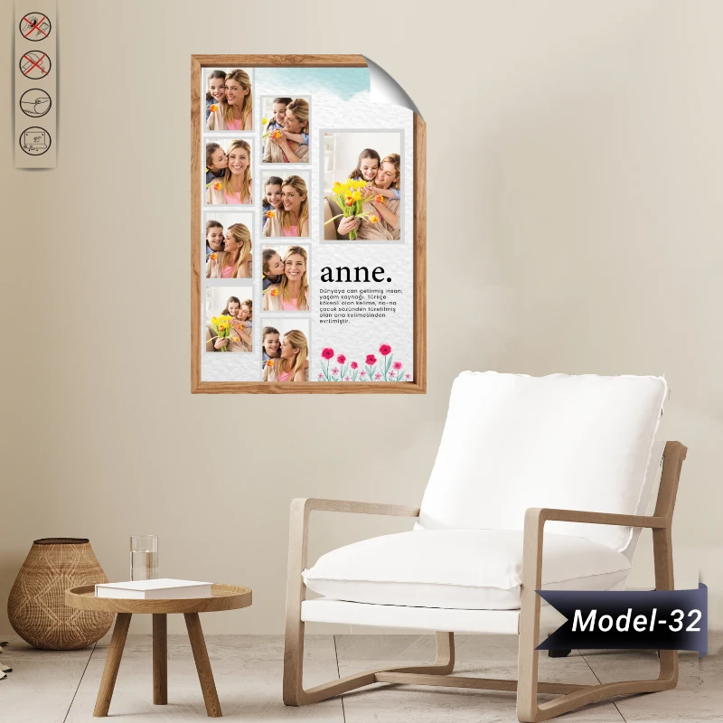 Anneler Gününe Özel Tablo - Poster Özel Gün ( Model -32)