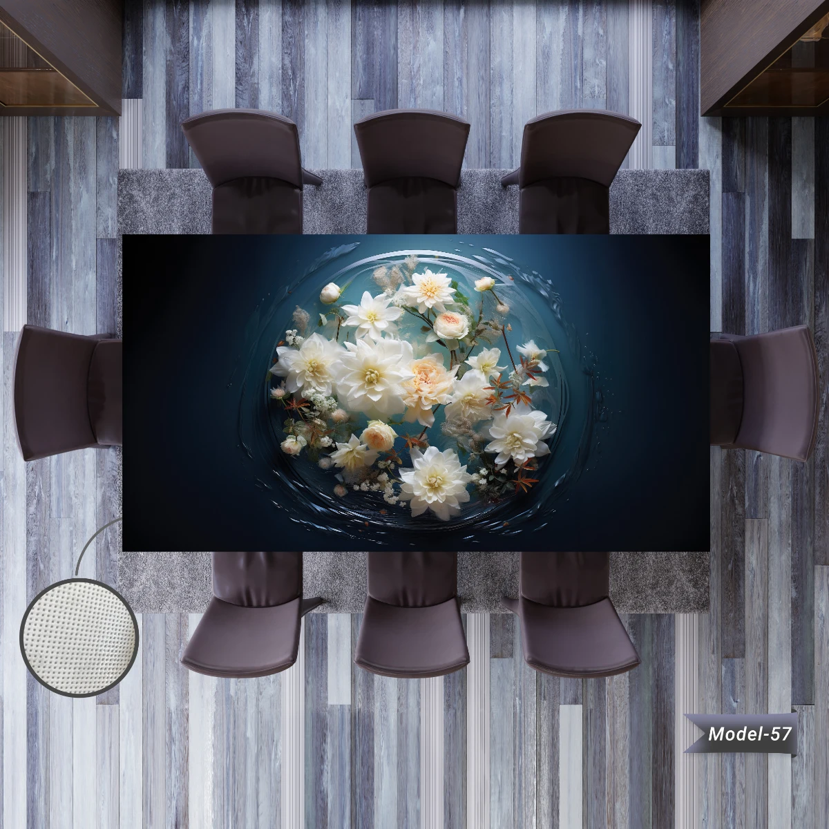 Yapışkanlı Desenli Masa - Sehpa Kaplama (Model- 57)