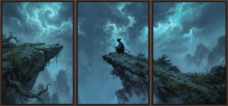 Statik Tutunma Özellikli Tablo - Poster Anime (Model- 8)