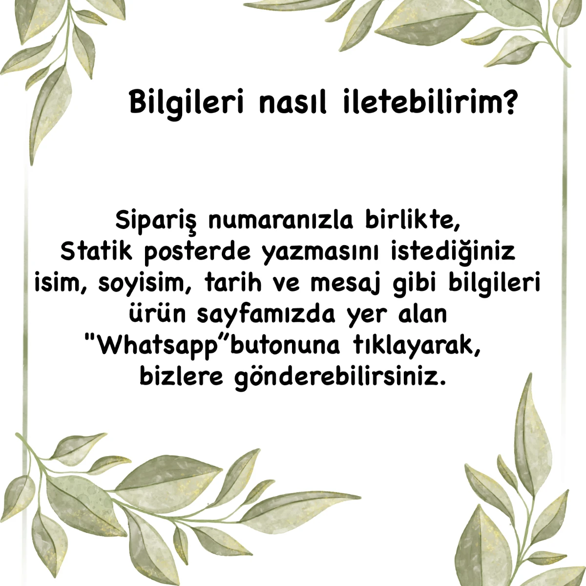 Statik Tutunma Özellikli Doğum Günü Tablo - Poster Özel Gün ( Model - 42) 