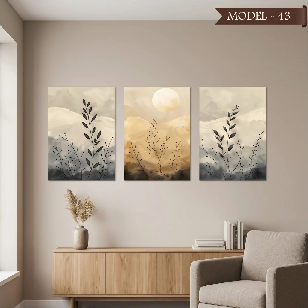 Cam Görünümlü Yapışkanlı Tablo Çiçek (Model- 43)