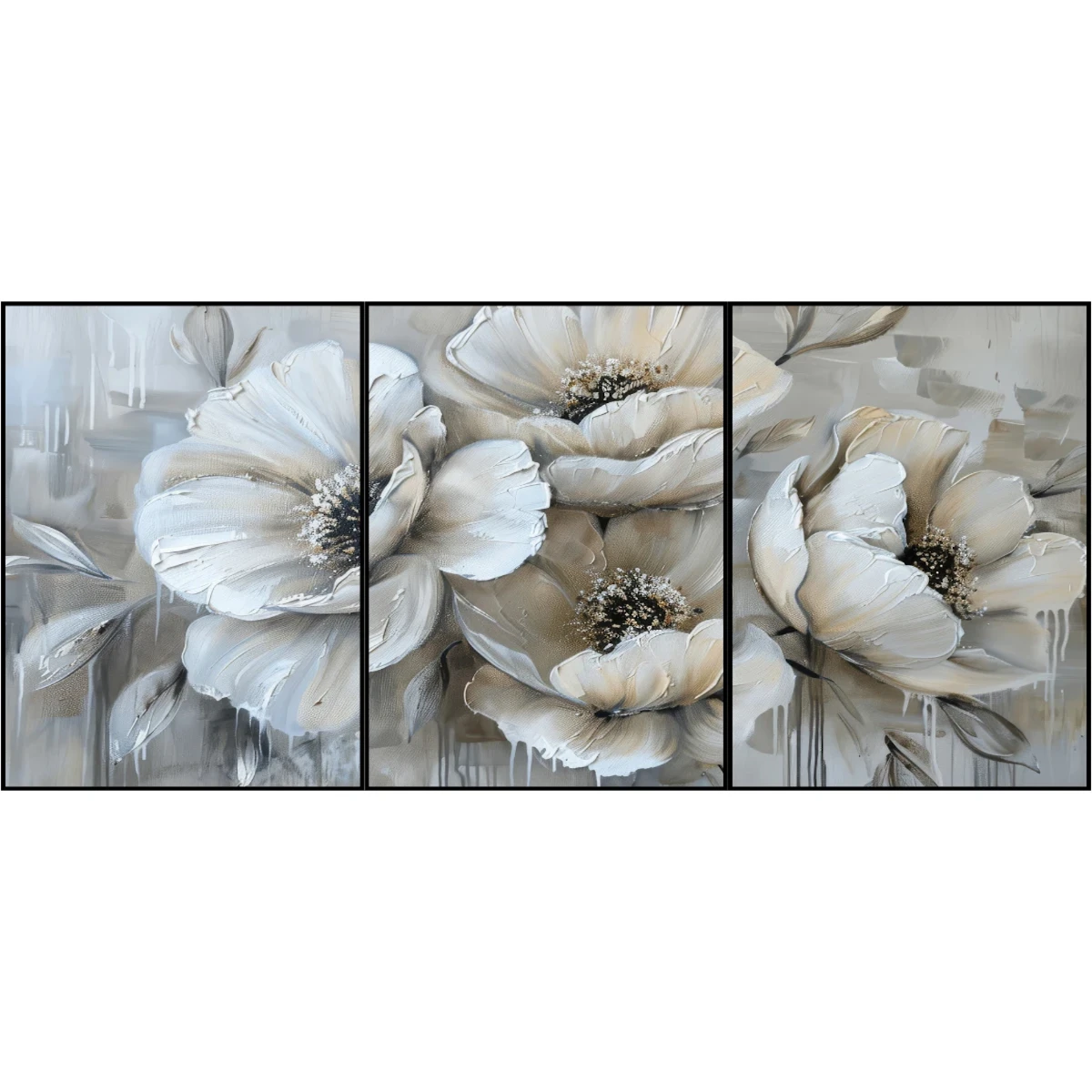 Cam Görünümlü Yapışkanlı Tablo Çiçek (Model- 51) 