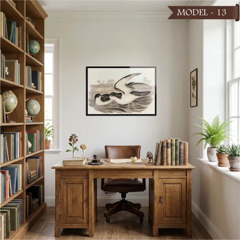 Cam Görünümlü Yapışkanlı Tablo Hayvan (Model- 13)