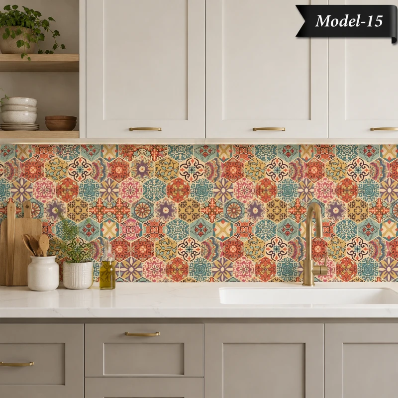Yapışkanlı Tezgah Arası Kaplama (Model- 15)