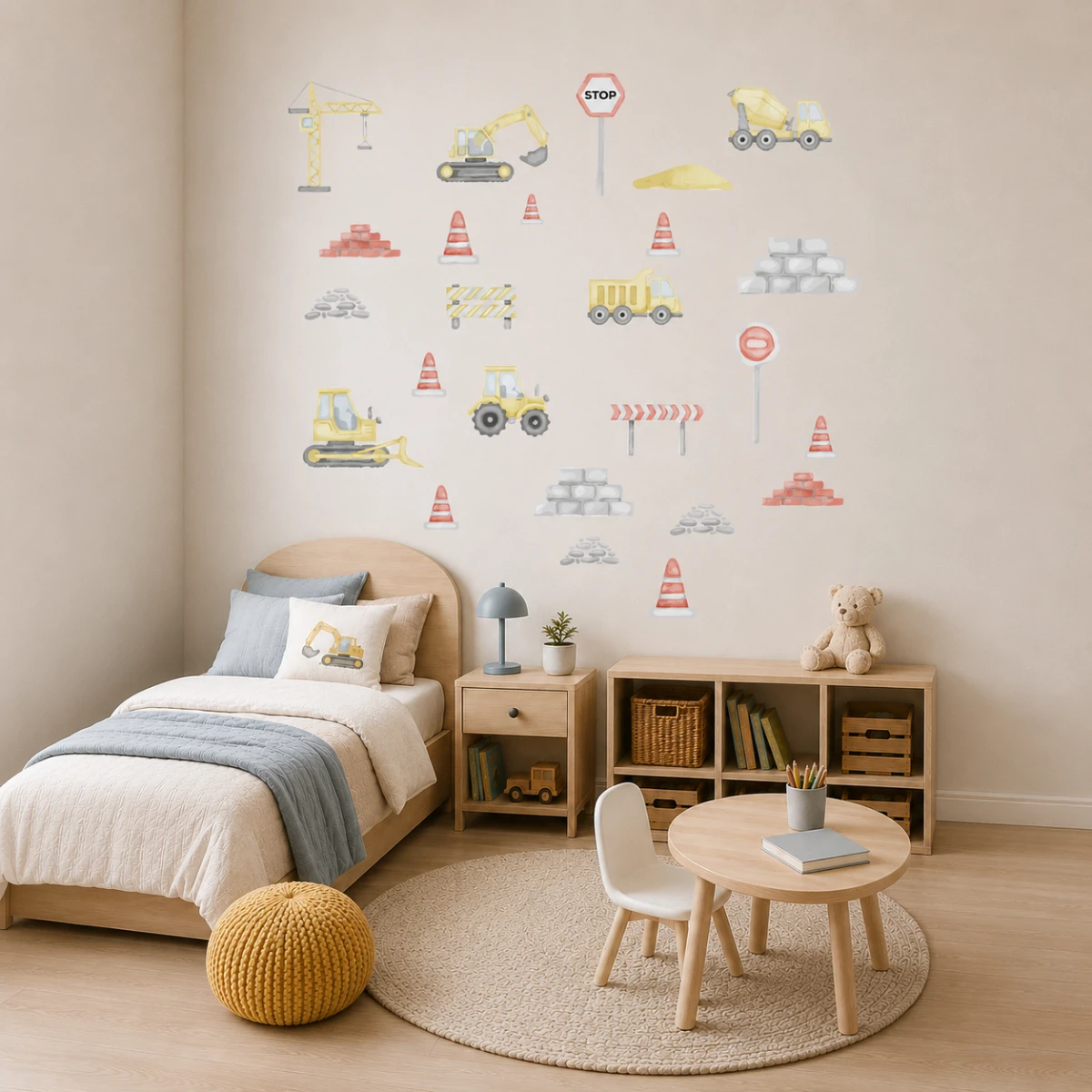 Çocuk İş Makinası Sticker (Model-28)