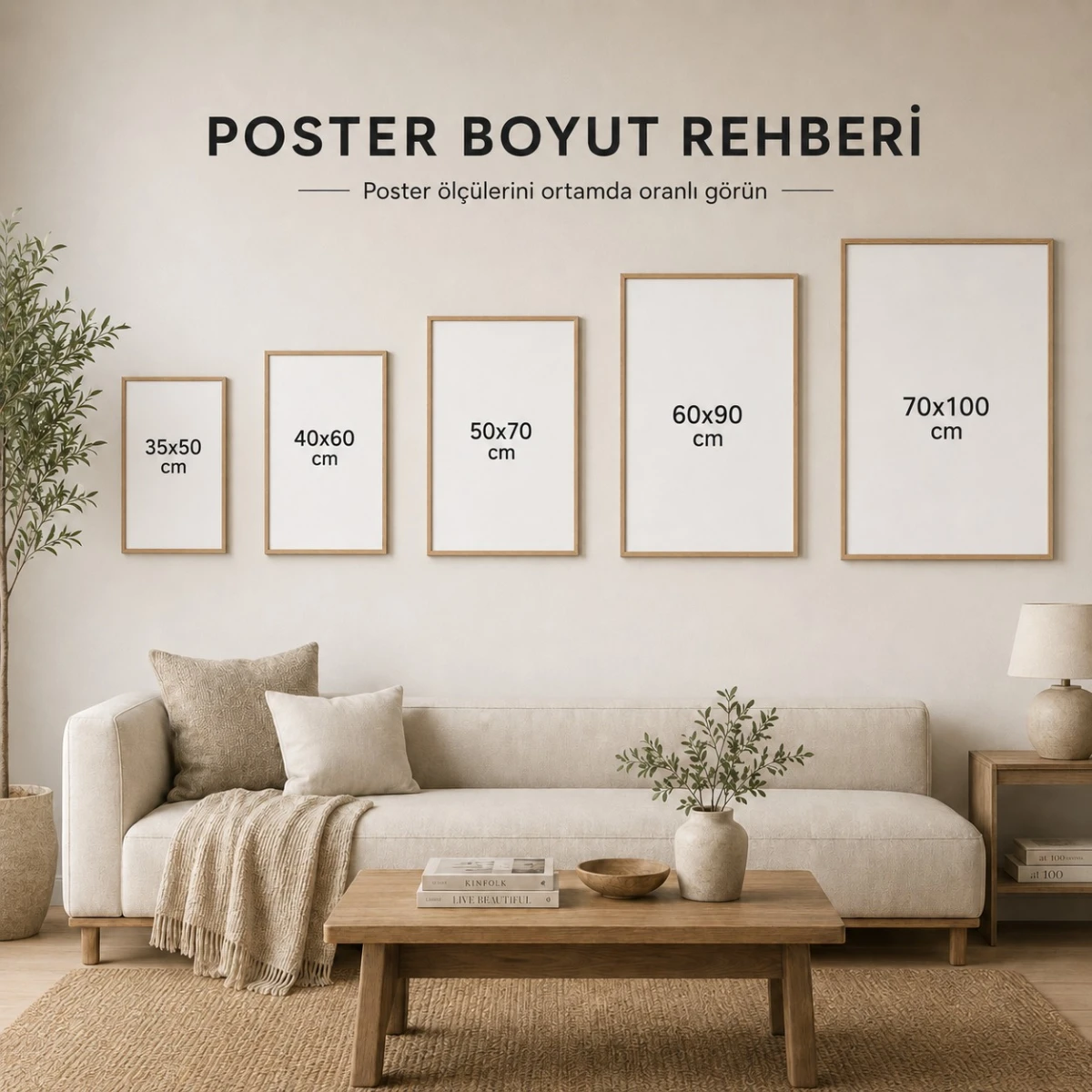 Statik Tutunma Özellikli Tablo - Poster Modern (Model- 40) 