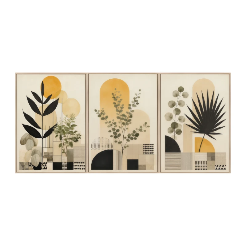 Statik Tutunma Özellikli Tablo - Poster Modern (Model- 40)