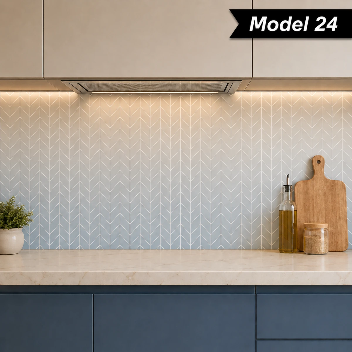 Yapışkanlı Tezgah Arası Kaplama (Model- 24)
