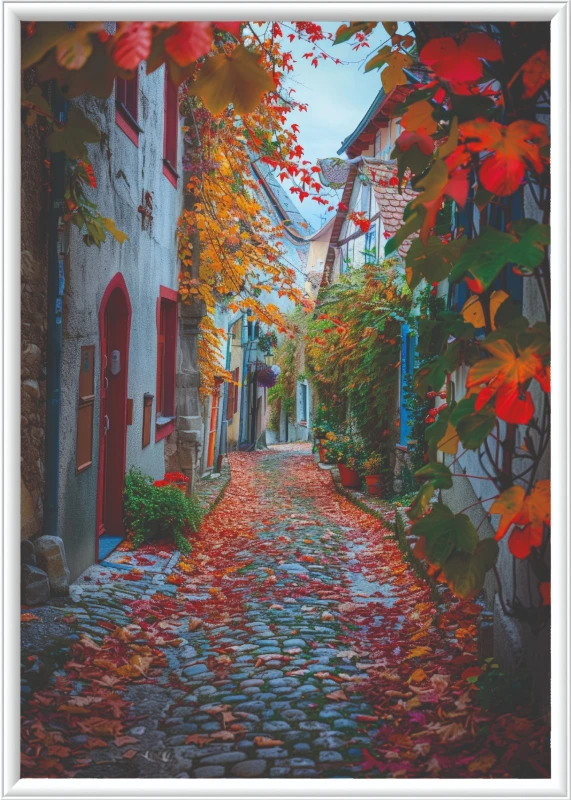 Statik Tutunma Özellikli Tablo - Poster Manzara (Model-113)