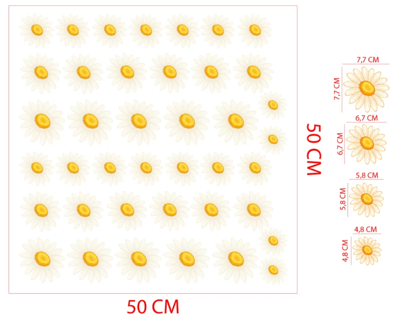 Çocuk Papatya Sticker (Model-26)