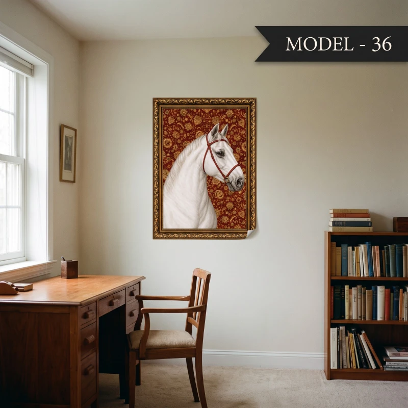 Statik Tutunma Özellikli Tablo - Poster Hayvan (Model-36)