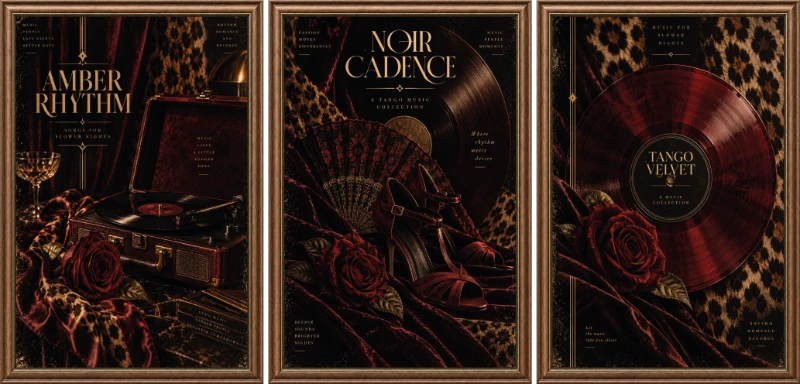 Statik Tutunma Özellikli Tablo - Poster Müzik (Model- 10)