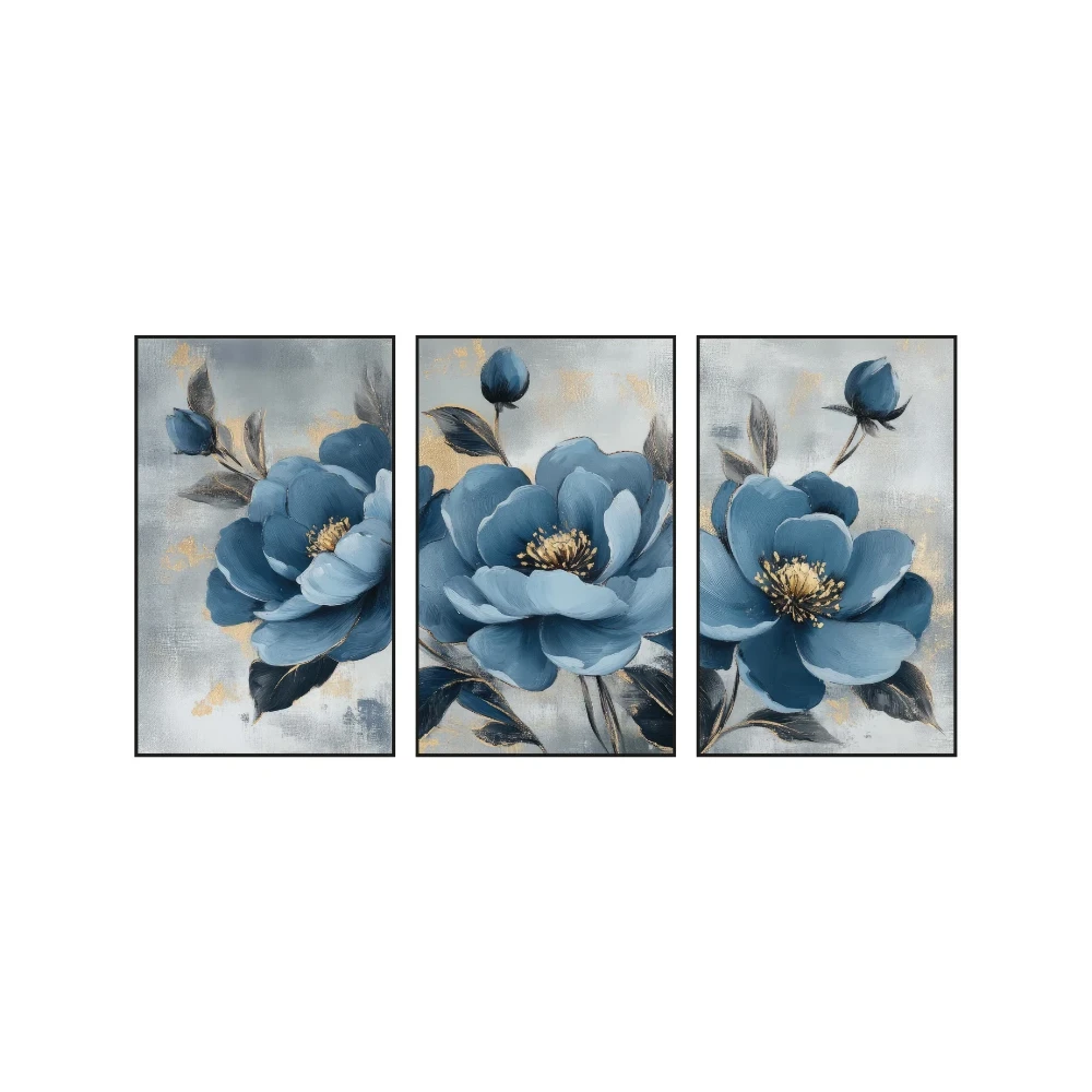 Yapışkanlı Keçe Tablo - Poster Çiçek (Model- 58) 