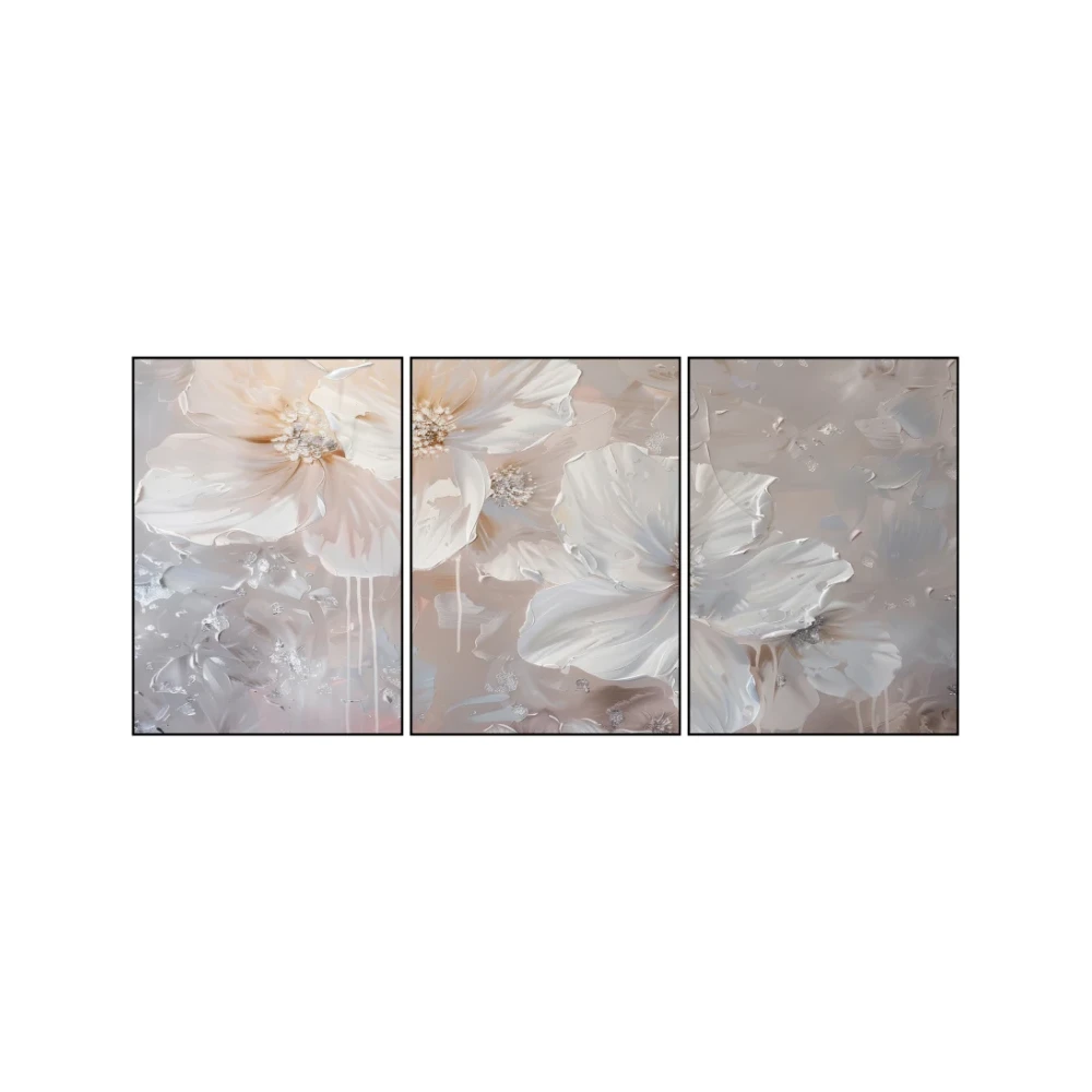 Yapışkanlı Keçe Tablo - Poster Çiçek (Model- 59) 